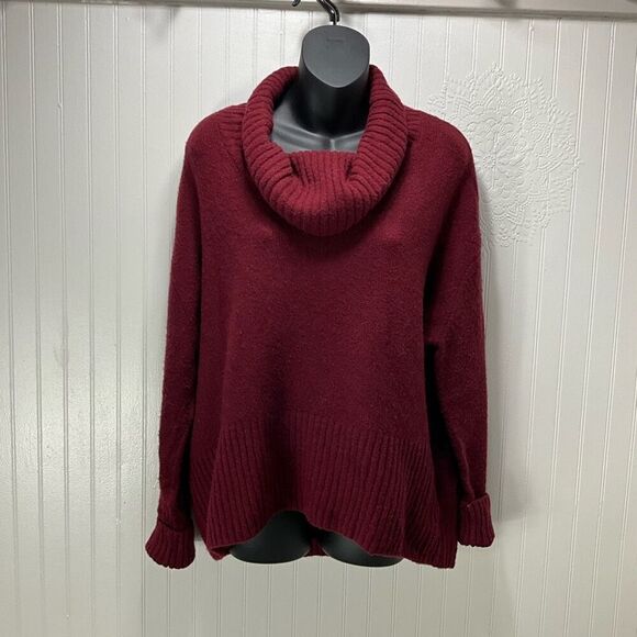 RACHEL ZOE Merino Wool Blend Cowl Neck Sweater - Picture 1 of 5